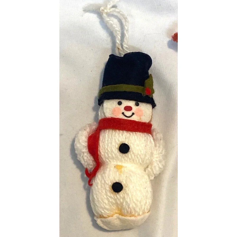 Vintage 12 Kitch MCM Ornaments Figures